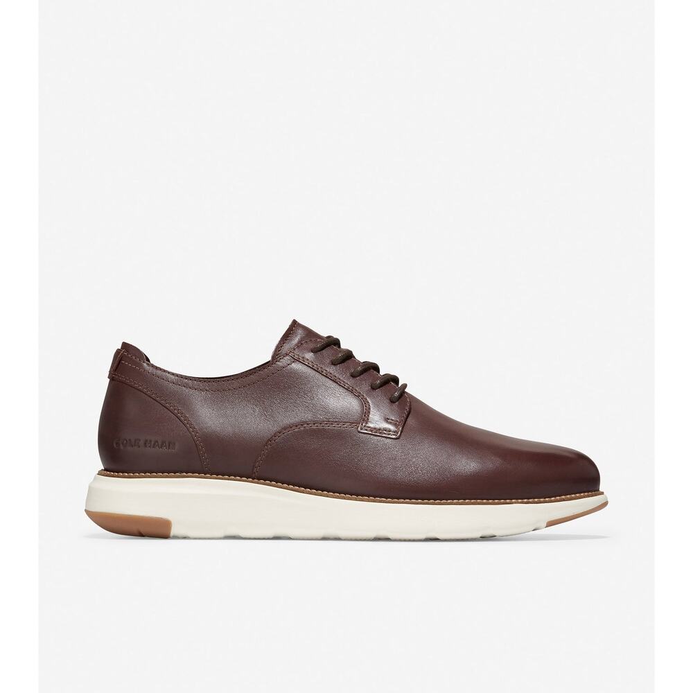 Cole Haan Men's Grand Atlantic Casual Oxford Shoes Smooth Leather Brown Size 11 - Picture 10 of 12